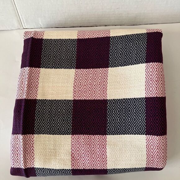 Indonesia Handmade Woven Throw Blanket NEW - Picture 2 of 4